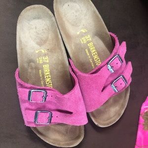 Like new Birkenstock sandals pink 37 narrow